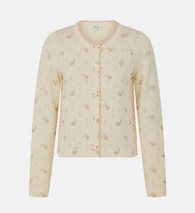 Embroidered-floral Pattern Cardigan Embroidered-floral Pattern Cardigan