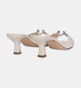 3 Juin Shoes Sabot Plumette, Off-white, Eu-41, Packshot View