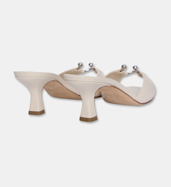 3 Juin Shoes Sabot Plumette, Off-white, Eu-41, Packshot View