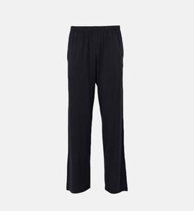 بنطال مريح مطرز بالشعار