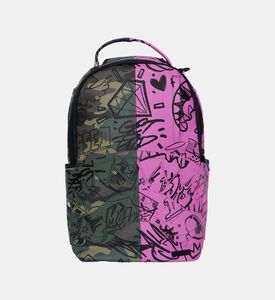 Split Pink Camo Backpack