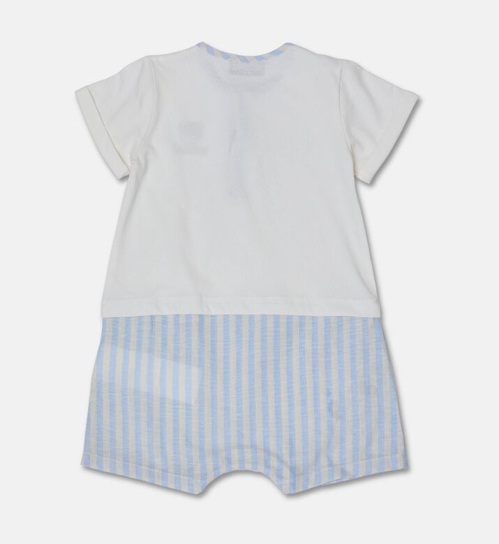 Moschino BKT Striped Teddy-embroidery Romper, Packshot View