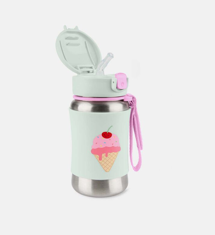 Ice Cream Spark Style Straw Bottle