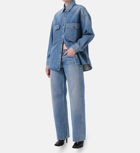 Agolde Button Closure Long-sleeve Shirt, Model View