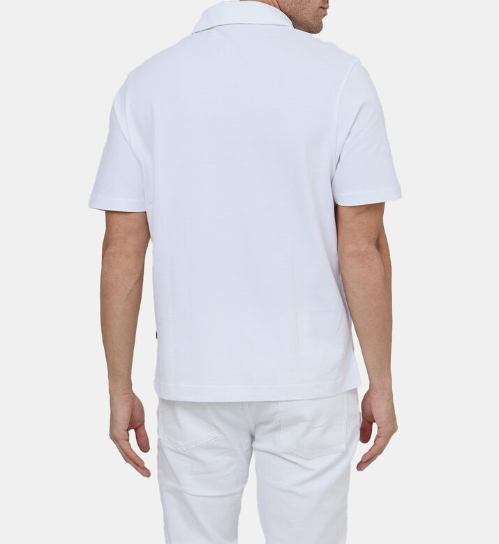 تيشيرت بولو بفتحة أزرار