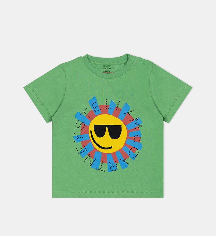 Cotton Sun Logo-print T-shirt