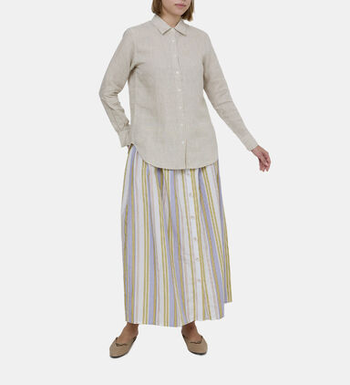 Maryam Linen Button-down Shirt