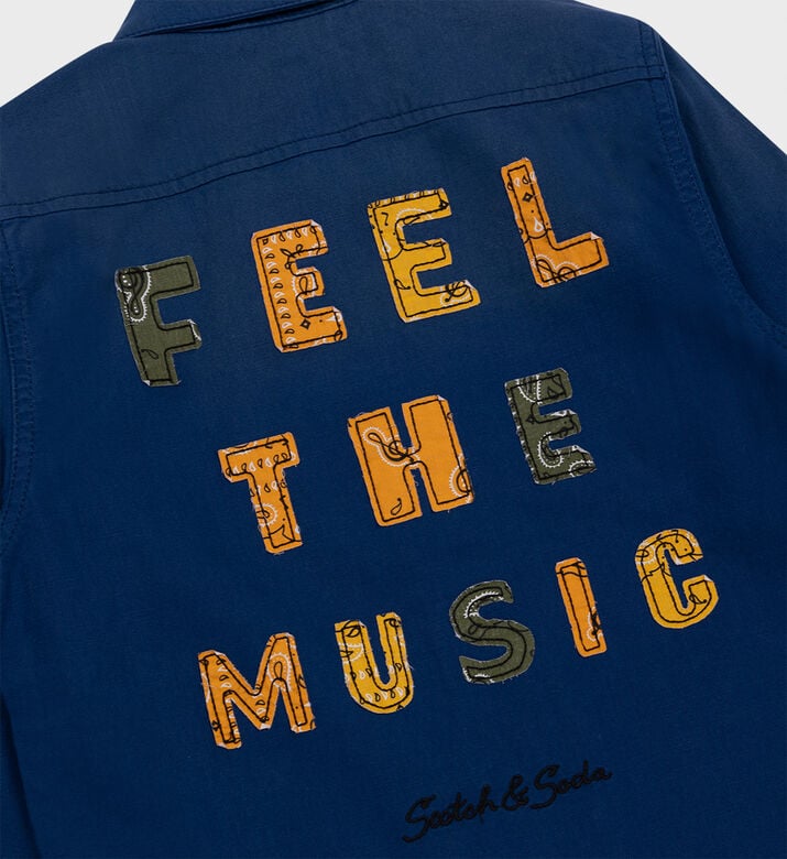 Girl Bandana Artwork Overshirt Girl Bandana Artwork Overshirt