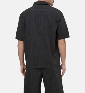Textured Short-sleeve Shirt With Embroidered Logo Textured Short-sleeve Shirt With Embroidered Logo