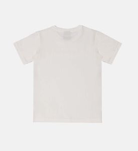 تيشيرت قطن بشعار مطرز