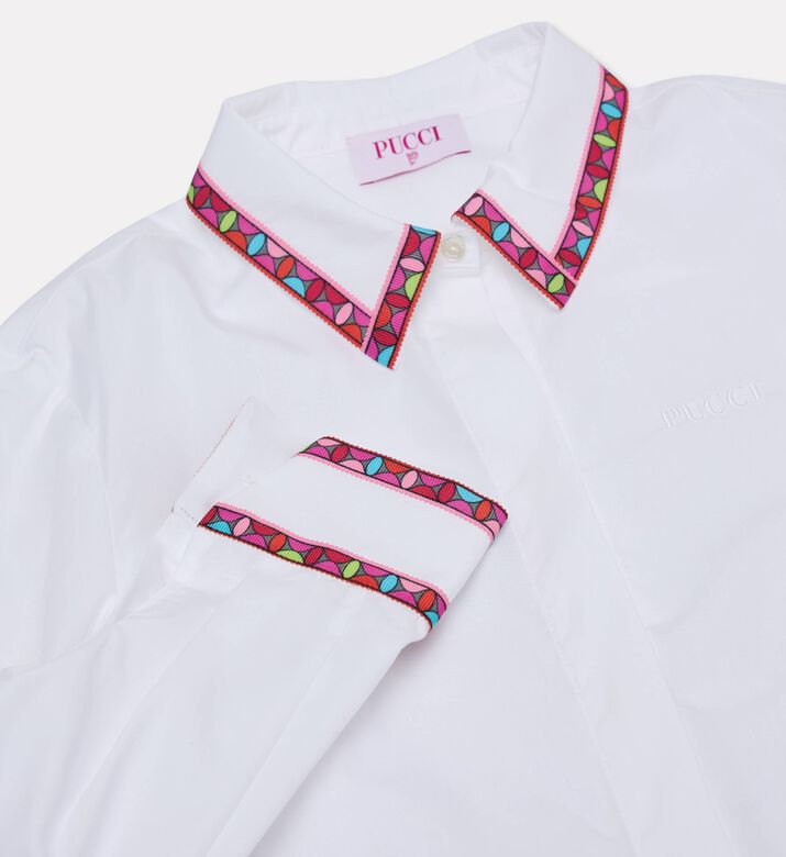 Emilio Pucci Trim-detail Cotton Shirt, Packshot View