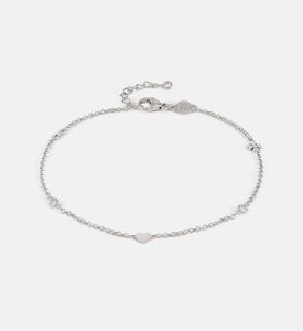 Anklets Cubic Zirconia Mixed Symbol Silver Anklet Anklets Cubic Zirconia Mixed Symbol Silver Anklet