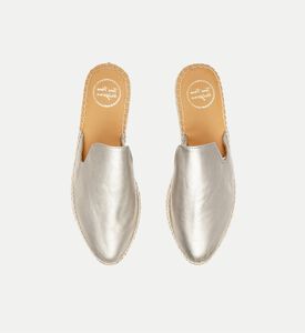 Toni Pons Ona-p Metallic Leather Flat Mule Espadrille, Packshot View