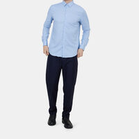 Cropped Wool Stretch Trousers
