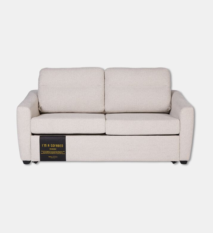 Home Deco and More Sofabed Lucy 2.5 Seater, Beige, Packshot View