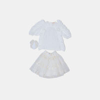 Daisies Ruffled Tulle Dress