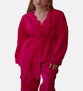 Godalia Kimono 2-piece Top Pants Set, Model View Godalia Kimono 2-piece Top Pants Set, Model View