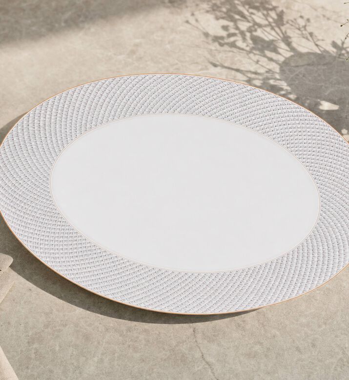 Vista Alegre Maya Oval Platter, Model View