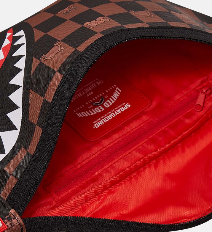 حقيبة كروس بودي بنقشة مربعات