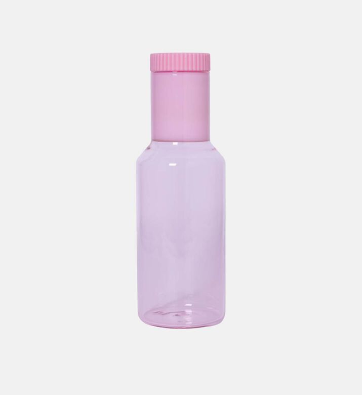 Tight-fit Lid Tube Glass Carafe