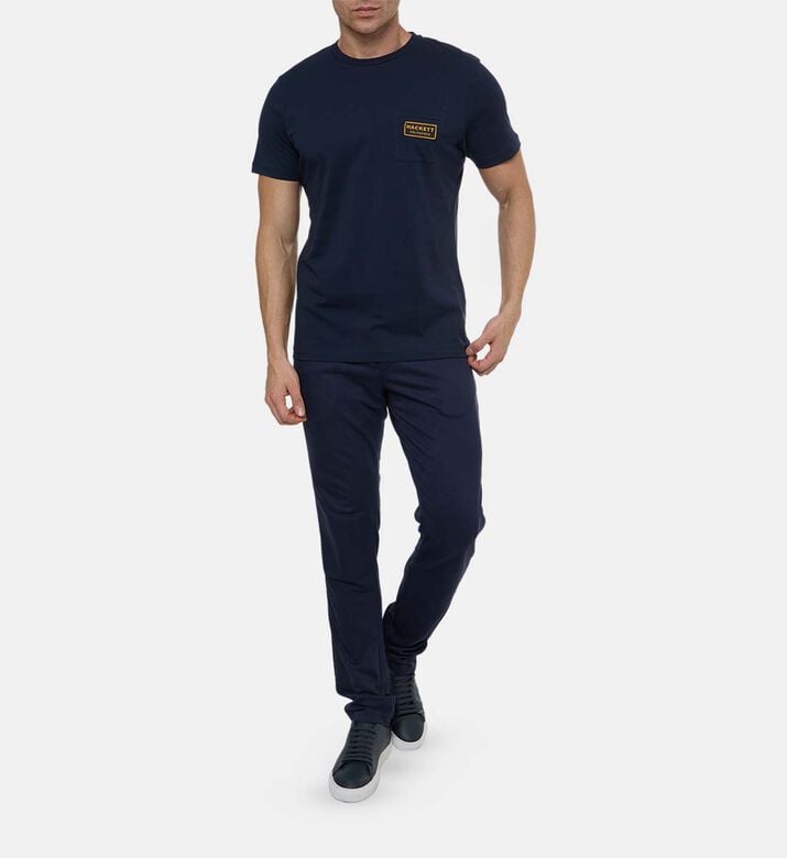 Hackett London Ts Heritage, Blue, S, Model View