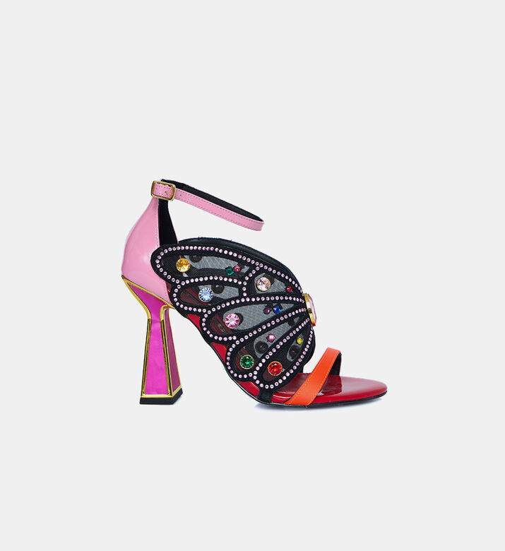 Raya Embellished Heel Sandals
