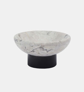 Aquanova Nero Marble Soap Dish, White, Packshot View