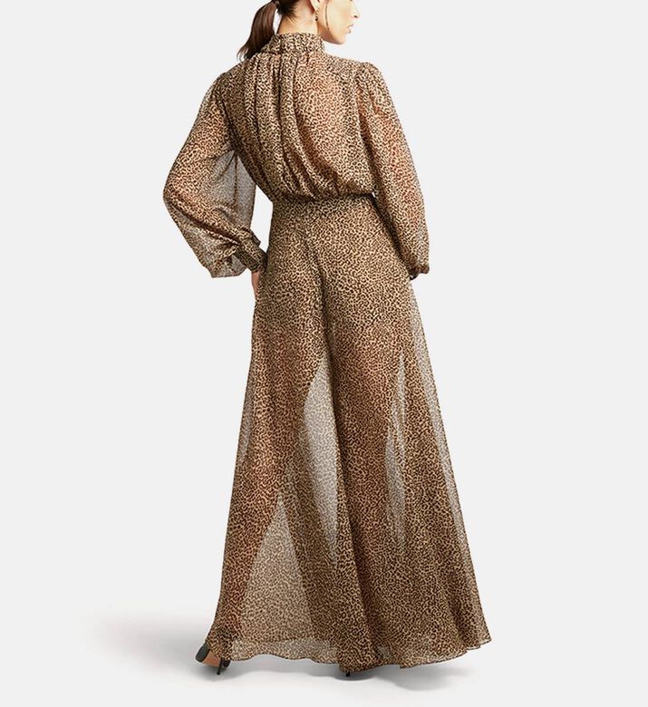 جمبسوت بطبعة جلد نمر بطيات