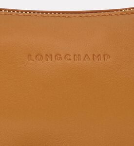 Longchamp Leather Slim Shoulder Bag, Brown, Packshot View
