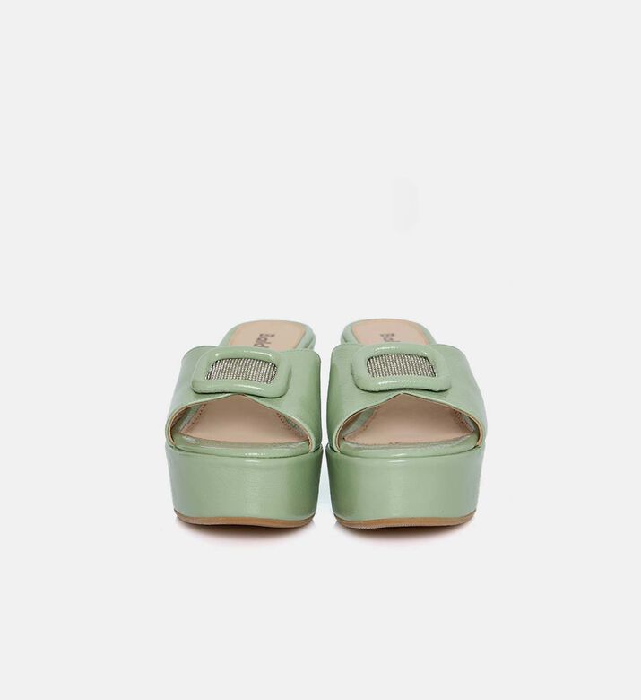 صندل بكعب ويدج سهل الارتداء