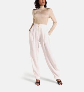 Linen Pleated Trousers