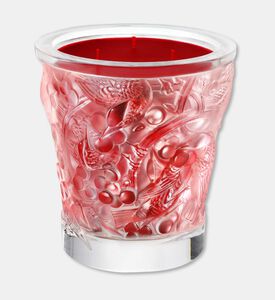 Lalique Crystal Candle Vase Merles, Packshot View