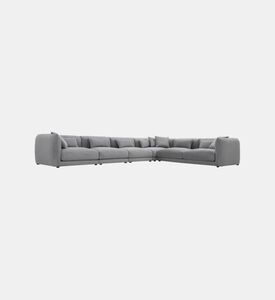 Home Deco and More Louis Fabric Corner Sofa, Packshot View