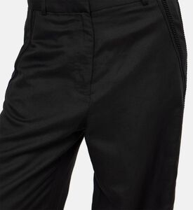 Lace-detail Wide-leg Pants