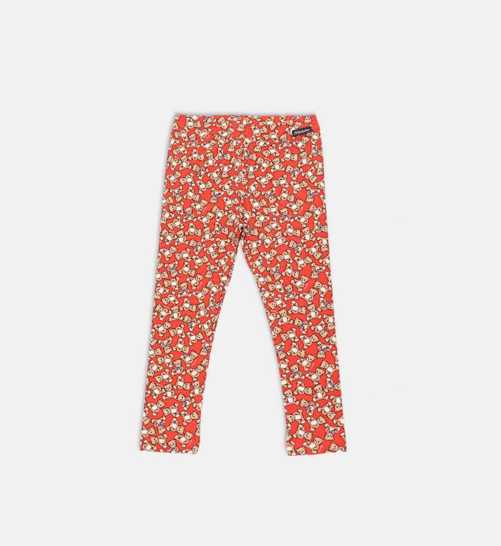 All-over Teddy Bear-print Leggings