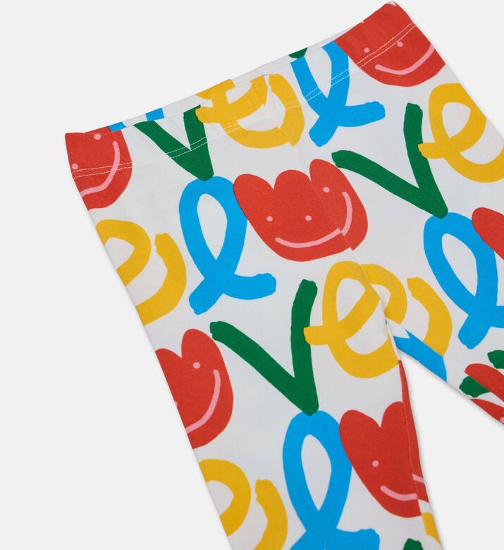 Stella McCartney Graphic Lettering-print Slim-fit Leggings, Packshot View