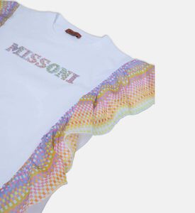 فستان بنمط تيشيرت مكشكش