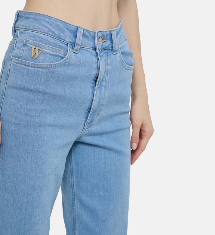 Casual Wide-leg Denim Pants