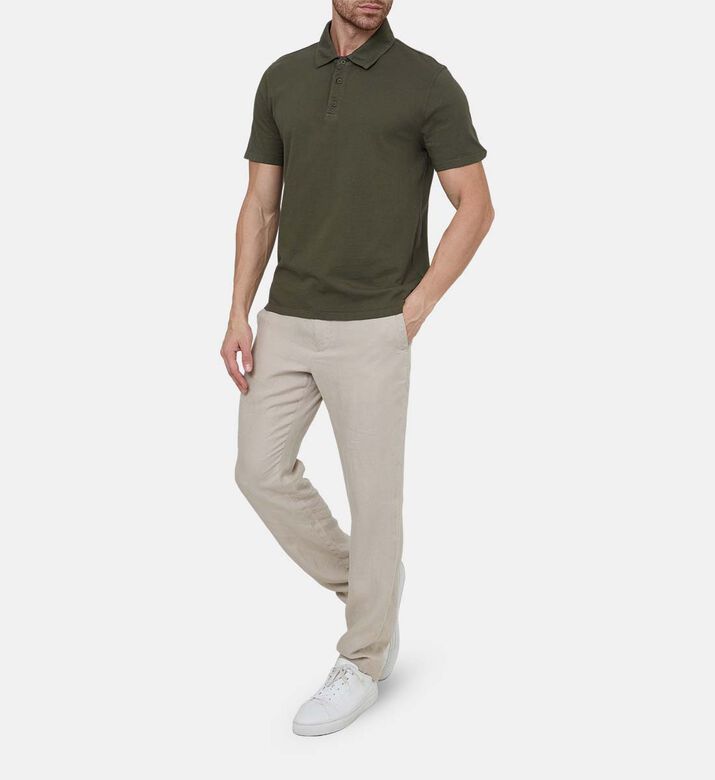 Vince Casual Short-sleeve Polo, Model View