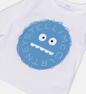 تيشيرت طويل الأكمام بطبعة مونستر