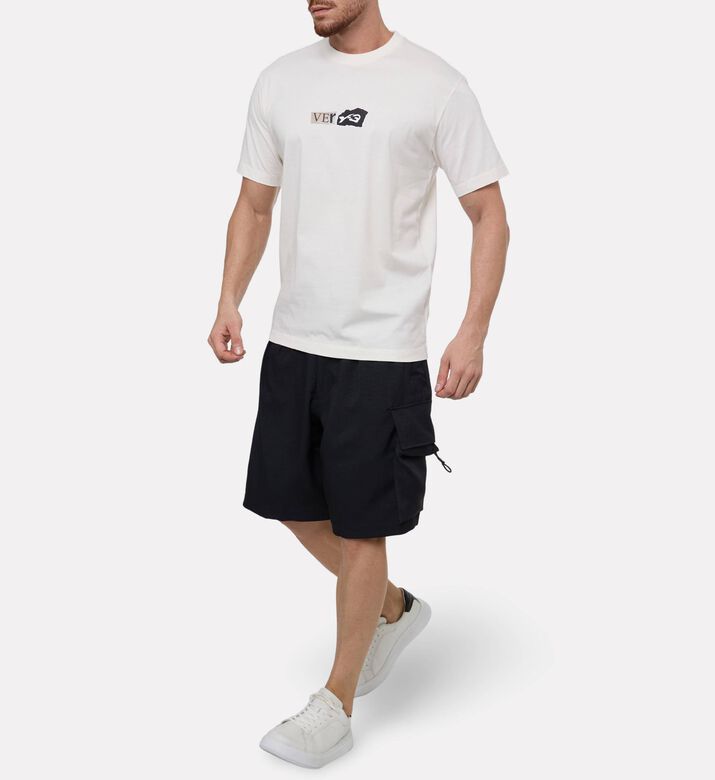 Y-3 Logo-print Regular-fit T-shirt, Model View
