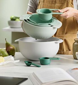 طقم أوعية تحضير متداخلة إدشن سيج 9 قطع