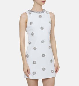 فستان قصير مزخرف