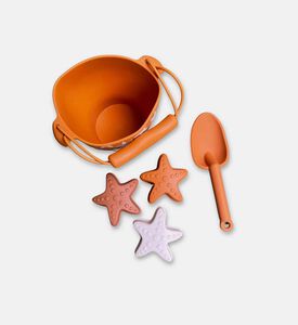 طقم أدوات شاطئ بطبعة نجوم بحر سيليكون