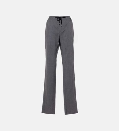 Tailored Drawstring Waist Trousers