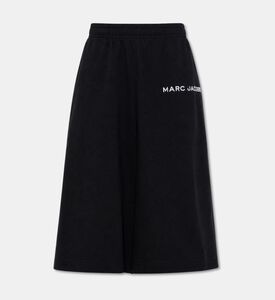Marc Jacobs Logo Embroidered Jersey Shorts, Black, L, Packshot View