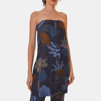 Night Jungle Strapless Blouse