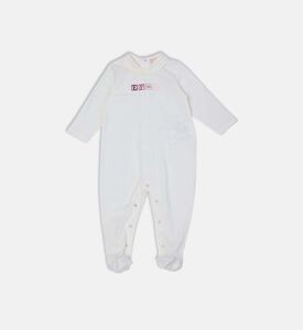 Logo-embroidery Regular-fit Romper