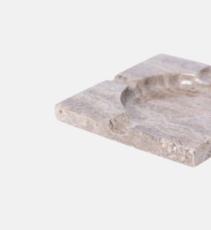 منفضة سجائر رخامية بلمسة لامعة