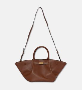 Demellier City-inspired Leather Bag, Light-brown, Packshot View